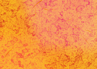 Abstract Background Yellow and Red Blobs and Patches and Scratches 