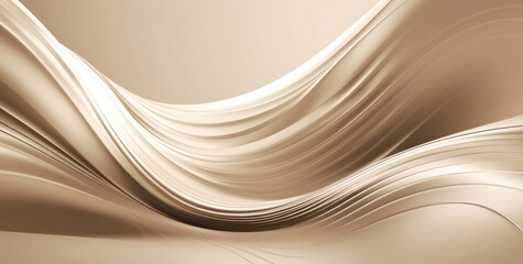 Smooth elegant golden silk can use as wedding background. In Sepia toned. Retro style. Generative AI.
