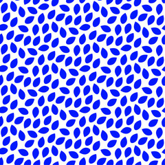 Seamless pattern with blue simple elements. Trendy abstract  background.