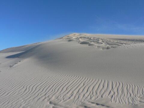 Sand dunes (windswept) at Atlantis, Cape Town, South Africa