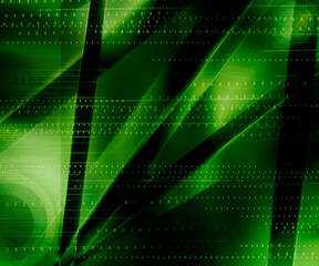 Green 3D background