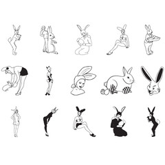 Easter svg, Bunny svg, Easter bunny svg file, animals Svg, Happy Easter Bunny Svg,   Cute Easter Bunny Svg, Funny Easter Bunny Svg, Kids Easter Svg