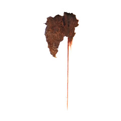 photograph of rust that forms on old and dirty metal