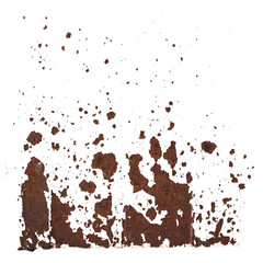 photograph of rust that forms on old and dirty metal