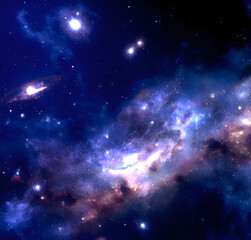 starry night sky universe