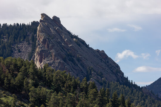 Boulder Colorado Flat Irons From South Side of Boulder