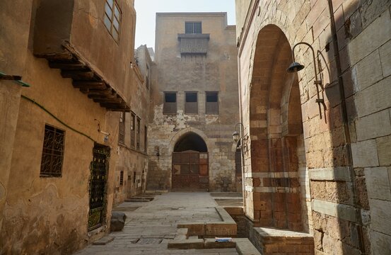 Bashtak Palace on al-Muizz street in Old Cairo, built during the Mamluk era