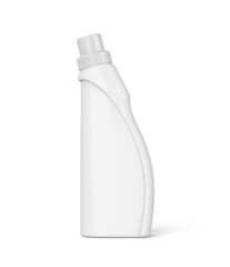 Liquid Laundry Detergent Bottles White Isolated 3D Rendering