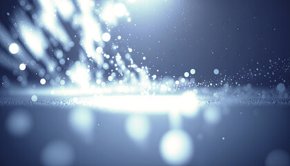 Dynamic sparkling bokeh abstract background