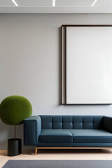 Aesthetic interiors and office spaces. Generative AI