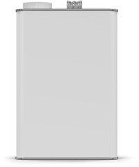 Rectangular Oil Paint Lacquer Lacker Polish Tin Container with Handle And Cap 3D-Rendering