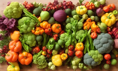 Fototapeta na wymiar vegetables on the market