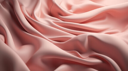 Colorful abstract 3d background. Soft flowing silk fabric created with Generative AI Technology