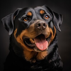 Rottweiler's Warm and Loving Expression