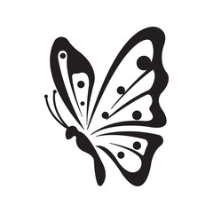butterfly icon logo vector design template