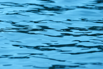 river abstract at dusk