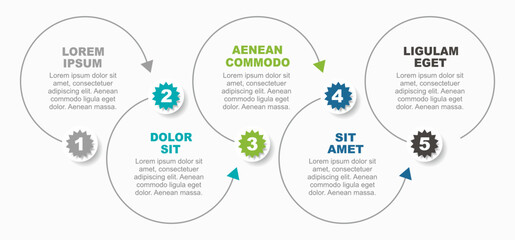 Infographic design template with place for your data. Vector illustration.