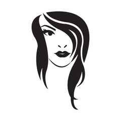 woman icon logo vector design template