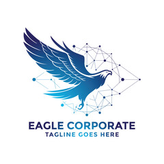 Eagle that is strong in flying technology