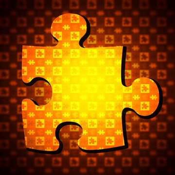 Yellow Jigsaw Puzzle