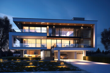 Modern & contemporary exterior home design 3d architecture