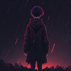 Sad Alone Boy Aesthetic Wallpaper