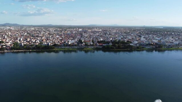 Lina Juazeiro in Bahia, northeast Brazil on the banks of the San Francisco River, a river town