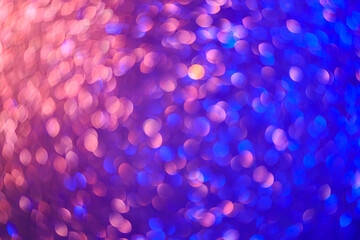 Abstract blurred background. Defocused portrait lens back. Backdrop bokeh. Cold tone.