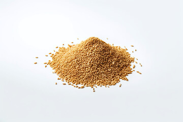 Grain on a white background. Generative AI