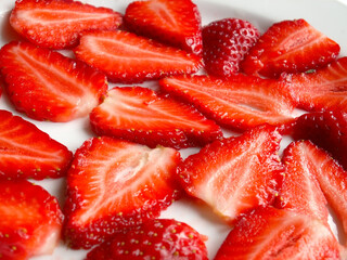 straberries slices