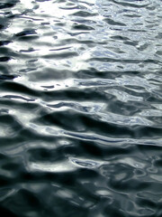 Abstract shot of rippling water surface