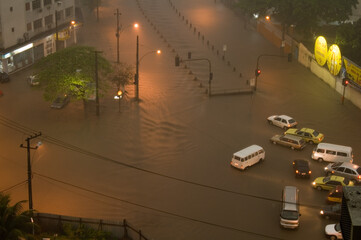 Flood - first hours of the day in Rio de Janeiro - 24 october 2005