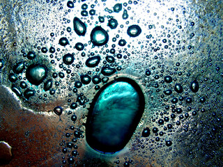 Bubble on Glass