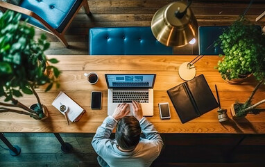 person in front of computer