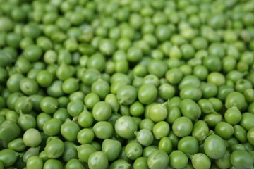background made with peas
