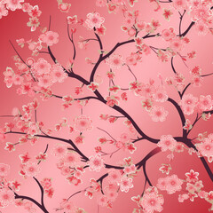 Cherry Blossom Pattern