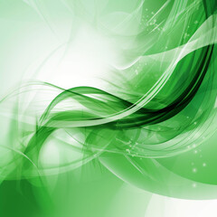 Naklejka premium Abstract Green Silky Background