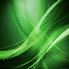 Naklejka premium Abstract Green Silky Background