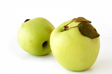 isolated apple fruits