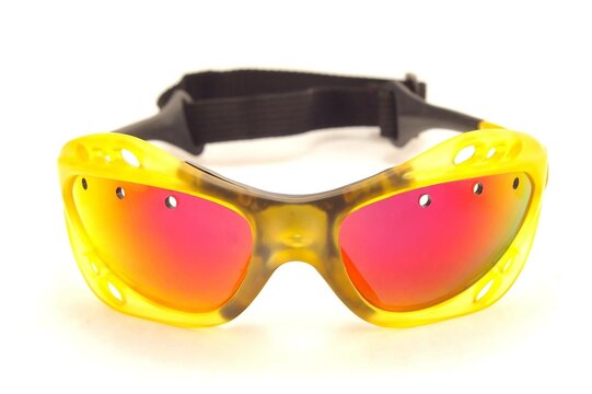 protective eyeware against a white background