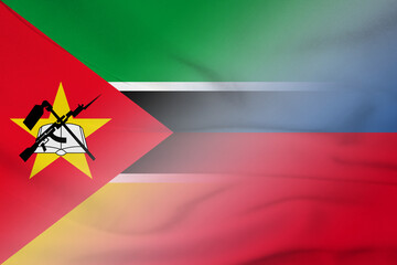 Mozambique and Liechtenstein national flag international contract LIE MOZ