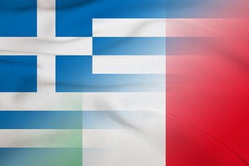 Greece and Italy official flag transborder negotiation ITA GRC