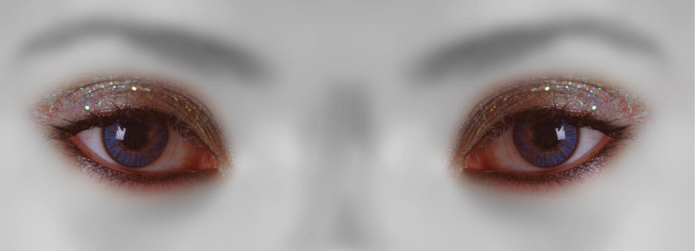 eine Detailaufnahme von einem schönen offenen Augen | detail of an close up open eye