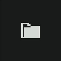 this is file icon 1 bit style in pixel art with white color black background ,this item good for presentations,stickers, icons, t shirt design,game asset,logo and your project.