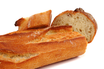 Golden hot bread