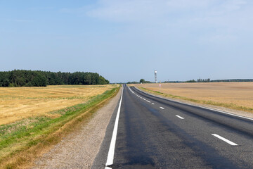 Narrow paved road for cars