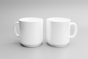 white mug mockup. Mug empty mock-up