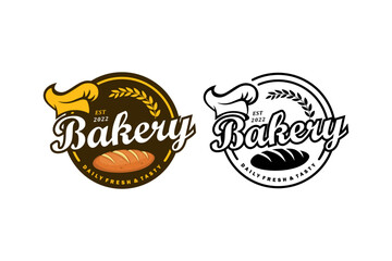 Bakery logo template design