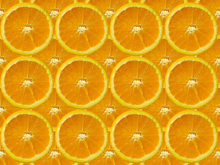 fresh orange slice
