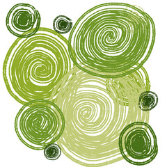 green circle shape line
